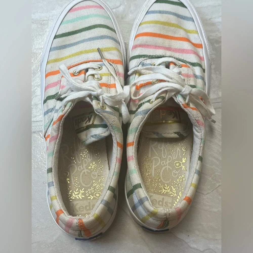 KEDS x RIFLE PAPER CO Anchor Happy Stripe - Picture 7 of 10